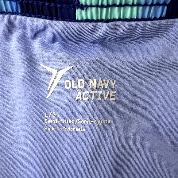 Old Navy Blue Patterned Athletic Shorts - Picture 3 of 6